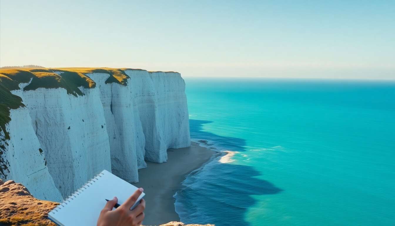 Exploration littéraire d'étretat